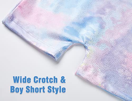 Gymnastics Leotard for Girls - Tie Dye B Tank, 7-8 Years