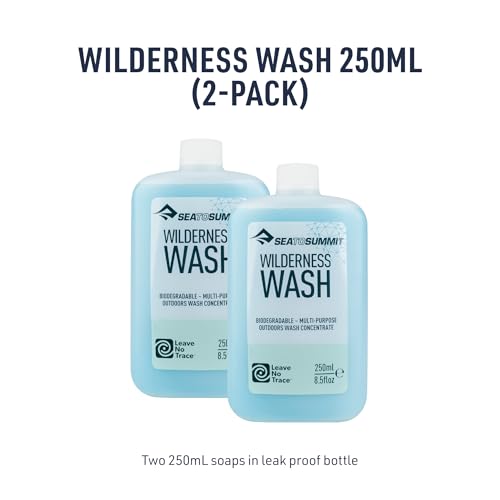 Sea to Summit Wilderness Wash Multi-Purpose Liquid Camp Soap - 2 Pack, 250ml