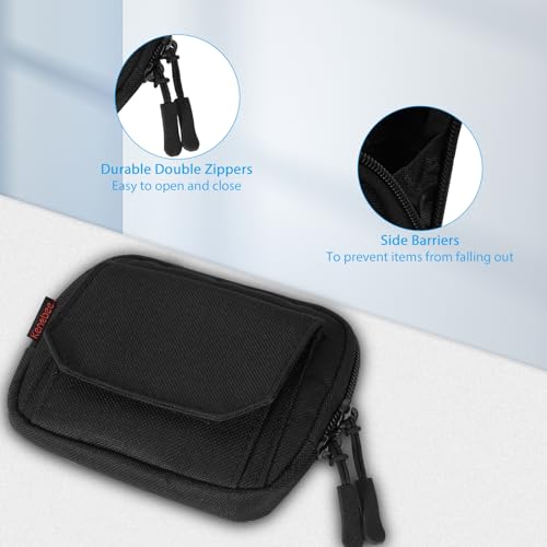 Nylon Double-Layer Glove Pouch with Zipper Closure