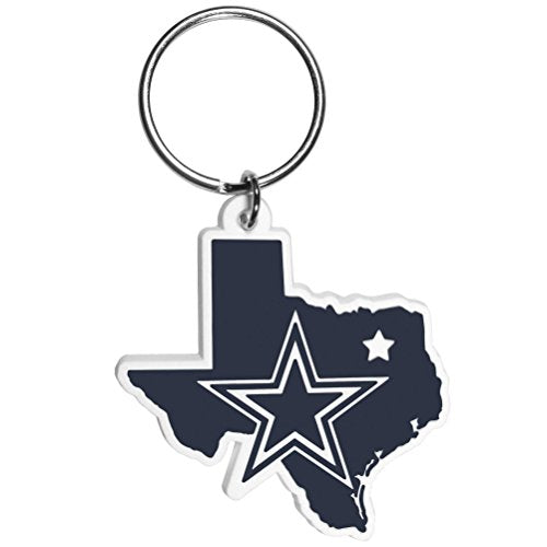 Dallas Cowboys Home State Flex Key Chain - Blue
