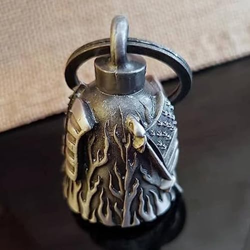 Dream Apparel USA Flag Guardian Angel Motorcycle Bell | Good Luck Gift for Riders