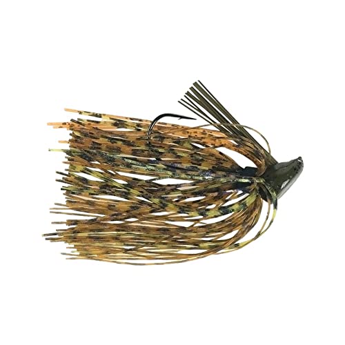 Flat Top Finesse Jig - 1/2 Oz Fishing Bait with Premium Skirting - Perfect Craw