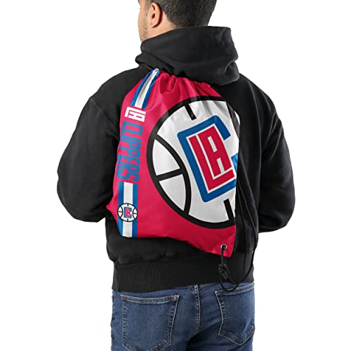 NBA Big Logo Drawstring Backpack - Los Angeles Clippers