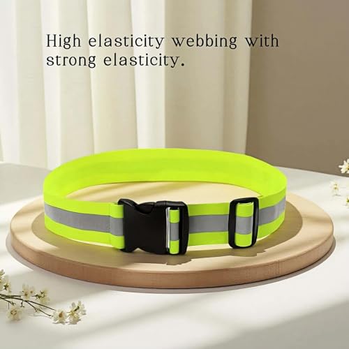 Adjustable Reflective Safety Belt - High-Visibility for Running & Cycling