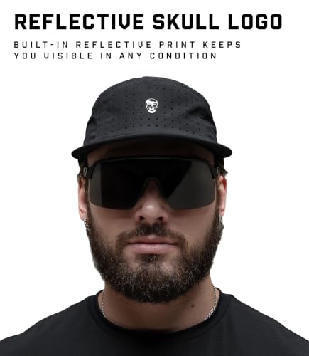 Lightweight Reflective Running Hat for Men and Women - Breathable Moisture-Wicking Cap