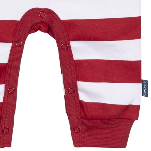 NFL Baby Boys Footless Coverall Pajama - San Francisco 49ers, 0-3 Months