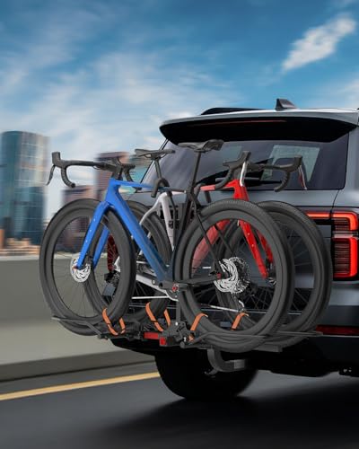 Heavy Duty 2-Bike Hitch Receiver Rack for SUVs - 200 LBS Capacity