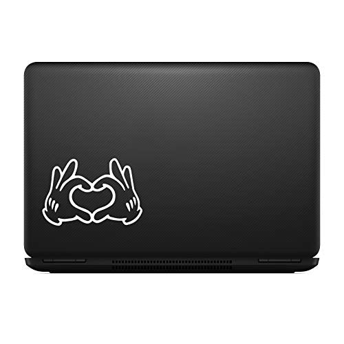 Heart Hands Vinyl Sticker Decal for Laptop, Car & Notebook - 5.5"