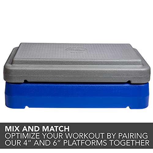 Freestyle STEP 6 Inch Stackable Aerobic Step Platform for Home Gym