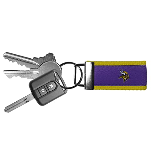 Woven Key Chain - Minnesota Vikings Team Colors