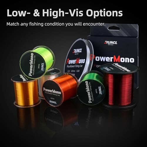 PowerMono Fishing Line - 4LB (150 Yards) Clear, Ultimate Strength & Shock Absorber