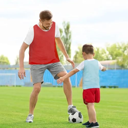 Youth and Adult Mesh Scrimmage Vests for Soccer & Basketball
