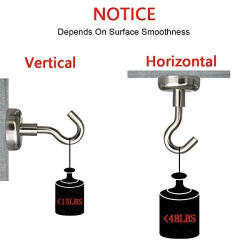 126 Feet Yellow Plastic Safety Barrier Chain with 2 Magnetic Hooks | 12 S-Hooks | 12 Carabiner Clips | 2 Chain Connector | Caution Security Chain Safety Chain for Crowd Control