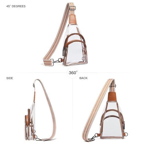 Clear Stadium Bag Crossbody Purse for Concerts & Sports