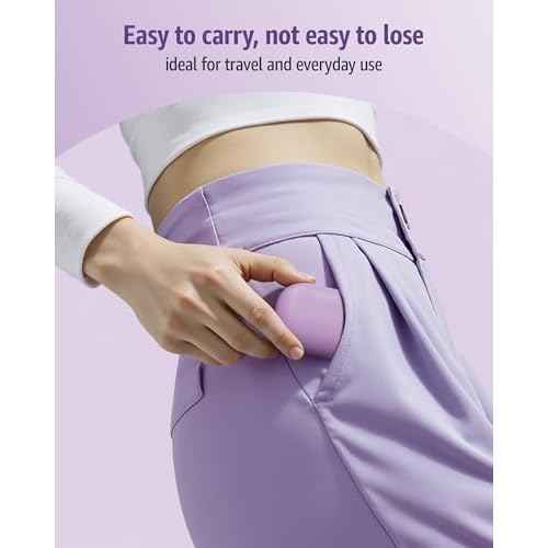 Ear Plugs for Sleeping Noise Cancelling Earbuds:45db Loop Earplugs for Concerts/Shooting/Travel/Snoring Silicone Hearing Protection Sleep Ear Plugs with Reusable 8 Ear Tips (Light Purple)