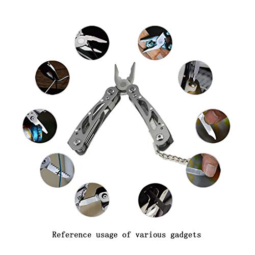 15-in-1 Mini Multitool Pliers - Lightweight Pocket Tool