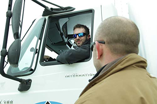 Safety Glasses - Pyramex Goliath Black Frame with Clear Anti-Fog Lens