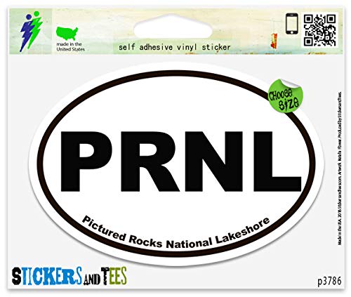 Pictured Rocks National Lakeshore Vinyl Car Sticker - 5" x 3"