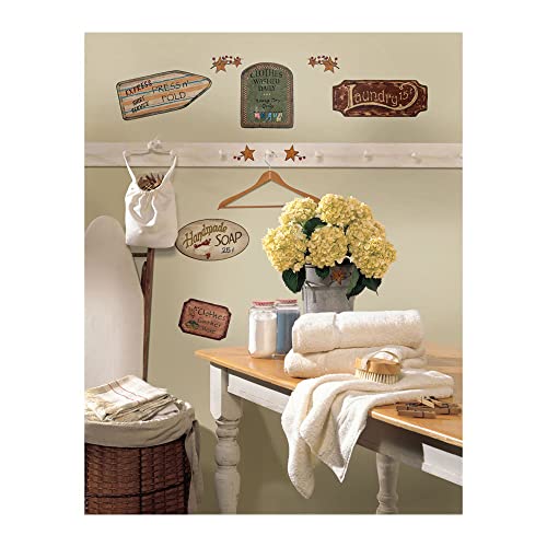 RoomMates RMK1175SCS Country Signs Peel and Stick Wall Decals