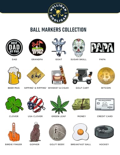 Funny Turtle Golf Ball Marker + Magnetic Hat Clip - Unique Golf Accessory for Men & Women
