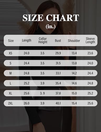 HOPLYNN Women's Thermal Turtleneck Shirts 2/4 Pack - Fleece-Lined Long Sleeve Tops, Black, White, Coffee, Wheat, Medium
