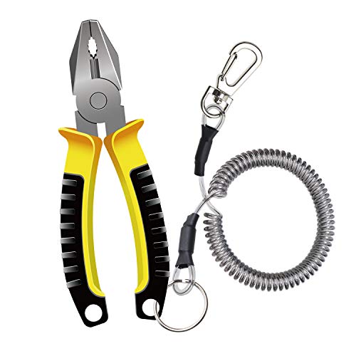 Retractable Fishing Coil Lanyard Tool - 12 Inch