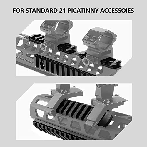 Aluminum Single-Sided Accessory Rail Set - Round Head