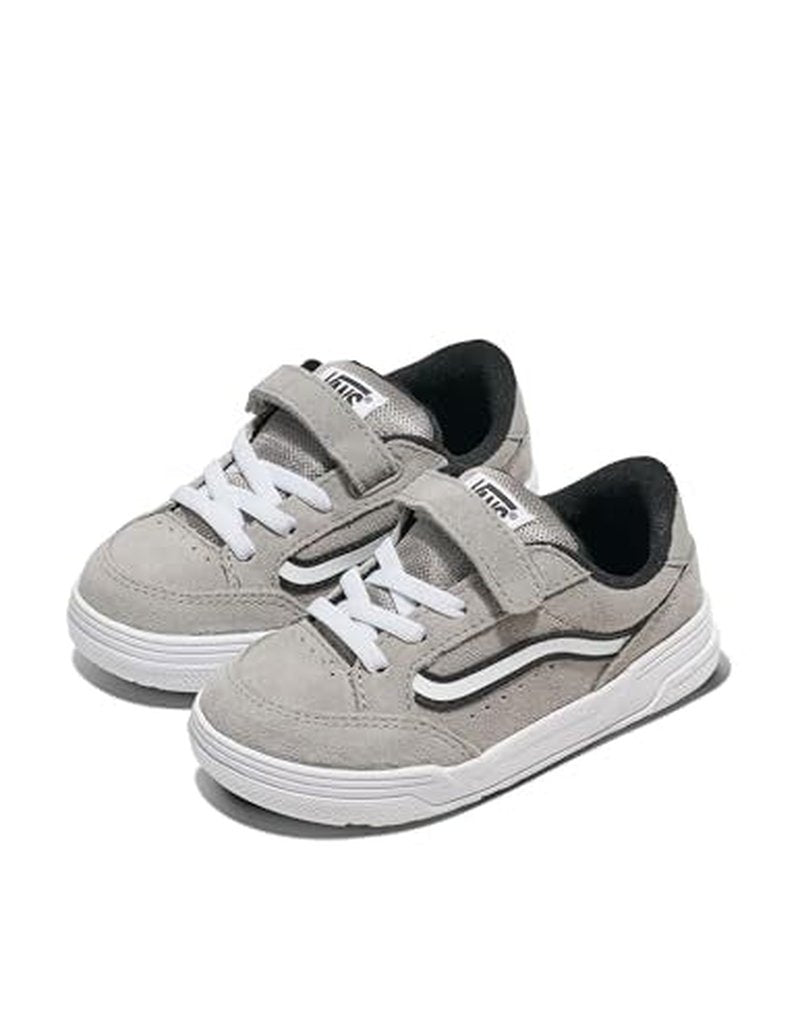 Vans Toddler Hylane V Shoe | Y2K Fashion Sneakers for Boys & Girls, Baby Walking Shoes, Gray/Black, 10
