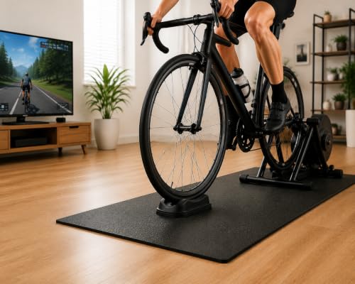 Bike Trainer Front Wheel Block for Indoor Cycling - 1.5" Riser