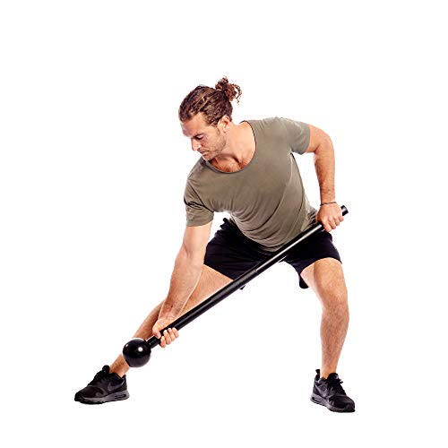 Steel Macebell for Strength Training - 10 lb Matte Black
