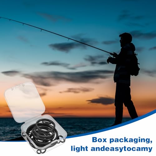 28-Piece Fishing Rod Repair Kit with Ceramic Guide Rings