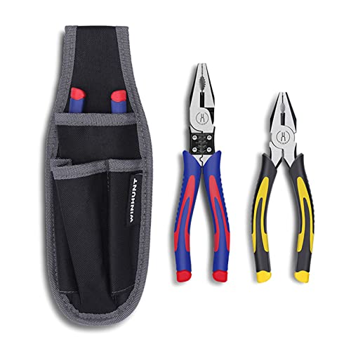 Mini Tool Pouch Electrician's Tool Work Organizer Holder Wear-Resisting Multipurpose for Pliers Screwdrivers Mini Tool Pouch Organizer
