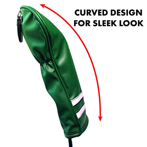 Vintage Golf Fairway Headcover for All Clubs - Printed Design
