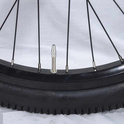 16-Pack Aluminum Presta Valve Caps - 8 Color Options for Bikes