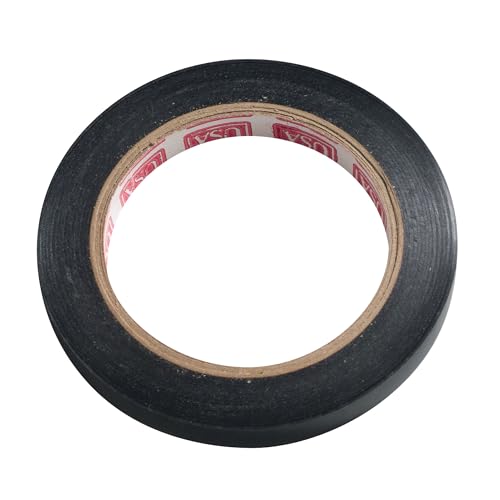 Racquet Grip Finishing Tape - Secure Adhesive for Tennis & Pickleball - Black