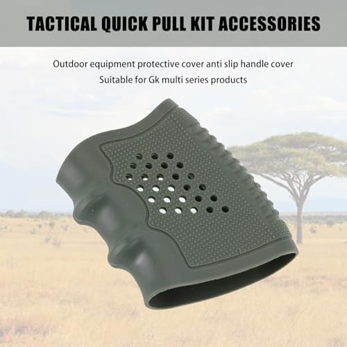 Tactical Quick Pull Grip Cover - Non-Slip Rubber Grip Glove, Yellow