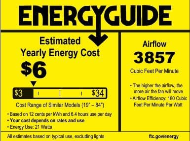 42-Inch Modern Black Ceiling Fan with Light & Remote - Dimmable Low Profile, 5 Reversible Walnut Blades, 6 Speeds for Indoor/Outdoor Use