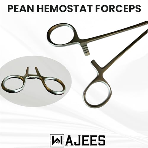 8" Stainless Steel Locking Hemostat Forceps - Straight