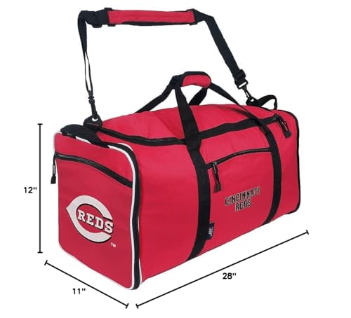 Cincinnati Reds MLB Extended Duffel Bag - Large Compartment