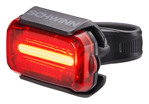 Schwinn 400 Lumen USB Headlight + Taillight 3 Modes, Side-Lens Beam – Black/Grey
