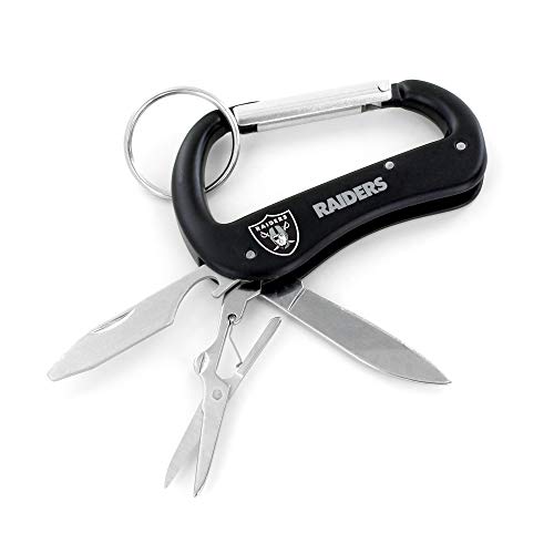 Las Vegas Raiders Multi-Tool Keychain with Carabiner Clip