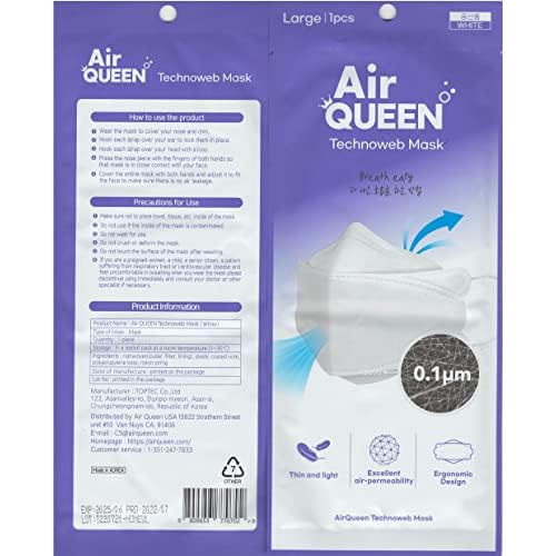 Air Queen Nano Filter Face Mask Individually Packaged (40-Pack)