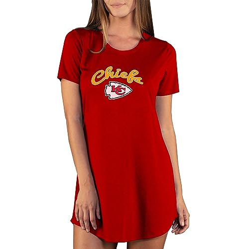 NFL Kansas City Chiefs Marathon Knit Nightshirt - X-Large Red