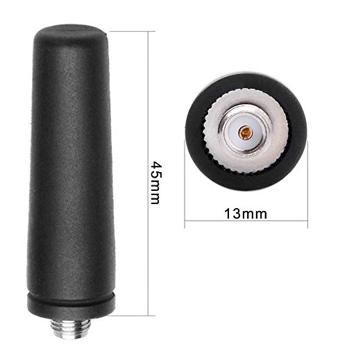 TengKo 1.7" 8W Dual-Band SMA-Female Antenna 144/430MHz for Kenwood Wouxun Puxing