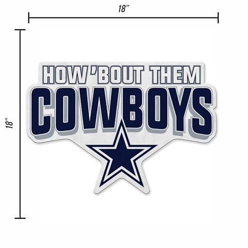 Dallas Cowboys NFL Alternate Shape Cut Pennant - Soft Felt Decor