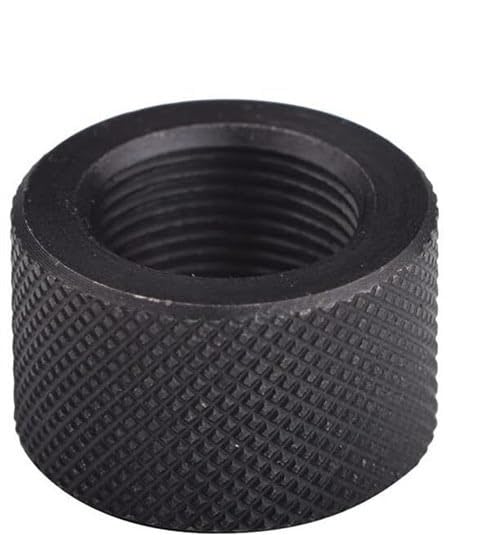 Aluminum Thread Protector 5/8''-24 TPI for Machinery, Durable Black Finish