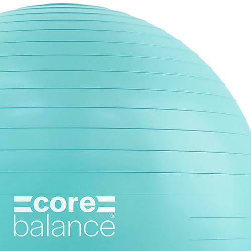 Stability Exercise Ball for Yoga & Fitness - 23-26in | Teal