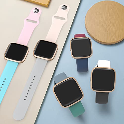 Silicone Sport Watch Band for Versa 2, Versa Lite & SE - Black