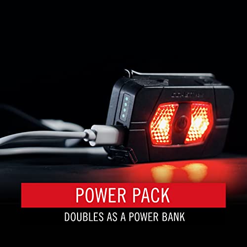 Coast ZX20B Dual Purpose Rechargeable Booster Pack, Power Bank and 200 Lumen LED Flashlight, Safety Signal for RL20R. RL20RB, RL22R, RL27R