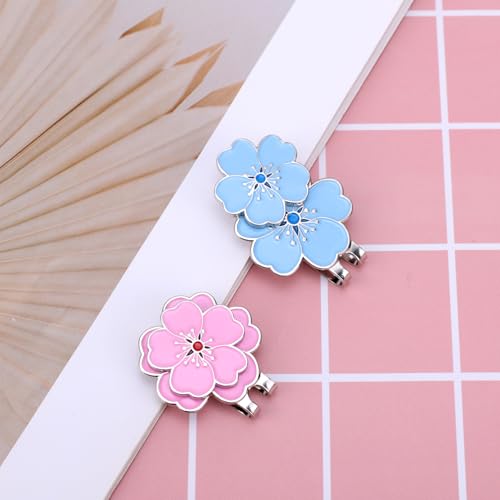 Gosknor Golf Marker Magnet Hat Clip Set Flower Shape Ball Bag